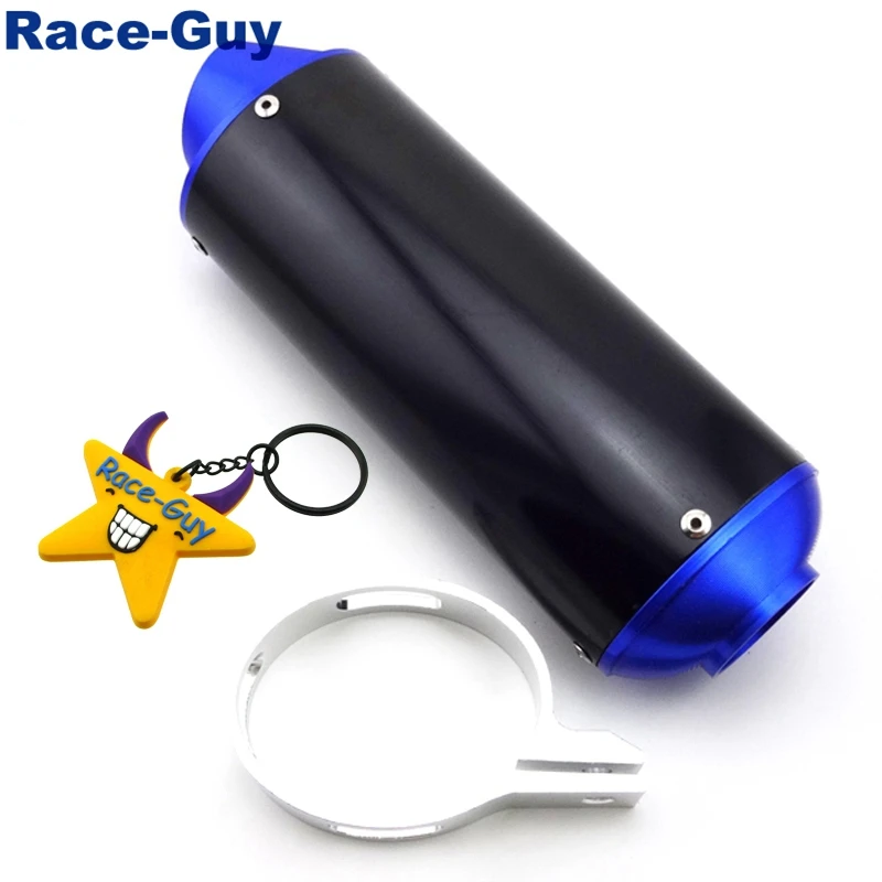 Синий глушитель 38 мм для 50cc 110cc 125cc 150cc 160cc Atomik TTR SSR XR CRF KLX Thumpstar Pit Dirt Bike Motorcycle |