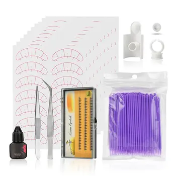 

JMTZ0009 Practicality False Eyelash Extension Grafting Tools Kits Eye Lashes Makeup Set For Practicing Eye Lashes Graft