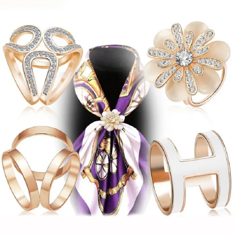 

Such as South Korea Corsage Brooch Zhensanhuan Scarf Buckle Flower pi jian kou Ornament Large Scarf Women's Clip Dual Purpose
