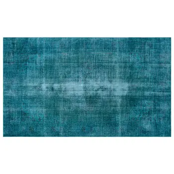 

Handmade Turquoise Vintage Overdyed Turkish Area Rug 204x336 Cm-6'8''X11'0''