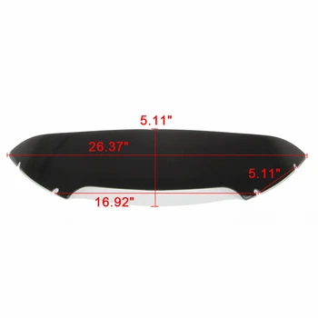 

5'' Brand New Wave Windshield Windscreen Screen For Harley Road Glide 14-17 16