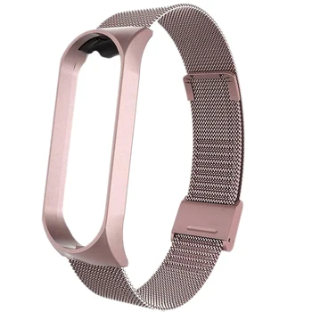 

Smart Wrist Band Bracelet Strap for Xiaomi Mi Band 3 4 Strap Bracelet Stainless Steel Wrist Strap