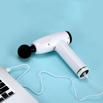 

USB Massage Gun Touch Screen Button 6 Gears Muscle Massager Exercising Muscle Pain Relief Muscle Relax Muscle Massager Gun