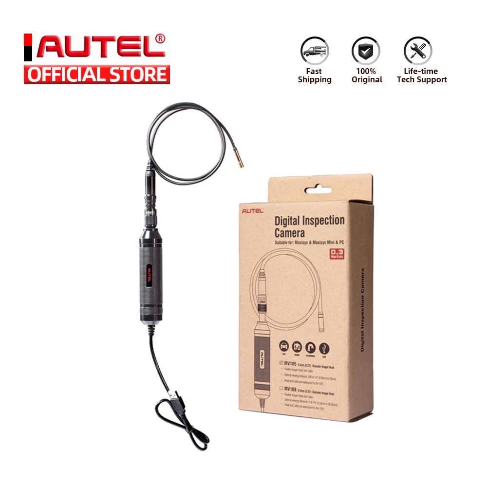 Autel MaxiVideo MV108 8.5mm Digital Inspection
