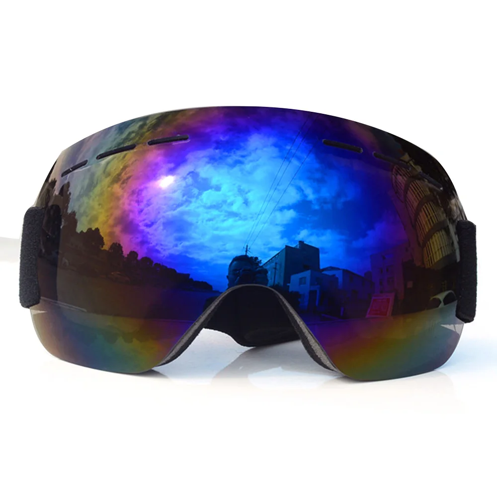 Лыжные очки UV400 противотуманные покрытия очки для скейтборда сноуборда маска зимние лыжные очки женские солнцезащитные очки для спорта на открытом воздухе