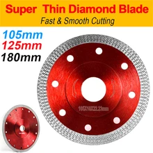 Lame de coupe Turbo diamant sec/humide pour carreaux de porcelaine, disque, meuleuse d'angle, céramique, granit, D30