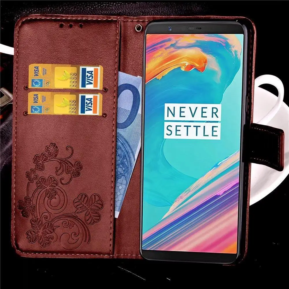 Для Oneplus 3 3t 5 5T 6 6T 7 7T Pro кошелек из искусственной кожи Магнитный чехол держатель