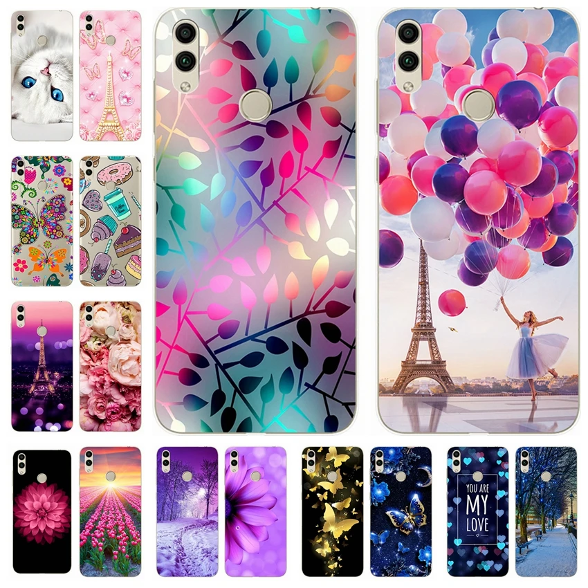 

Silicone Cover For Huawei honor 8c Case 6.26"inch Printing Phone Cover Case for Huawei honor 8c Fundas Coque bumper on Honor 8C