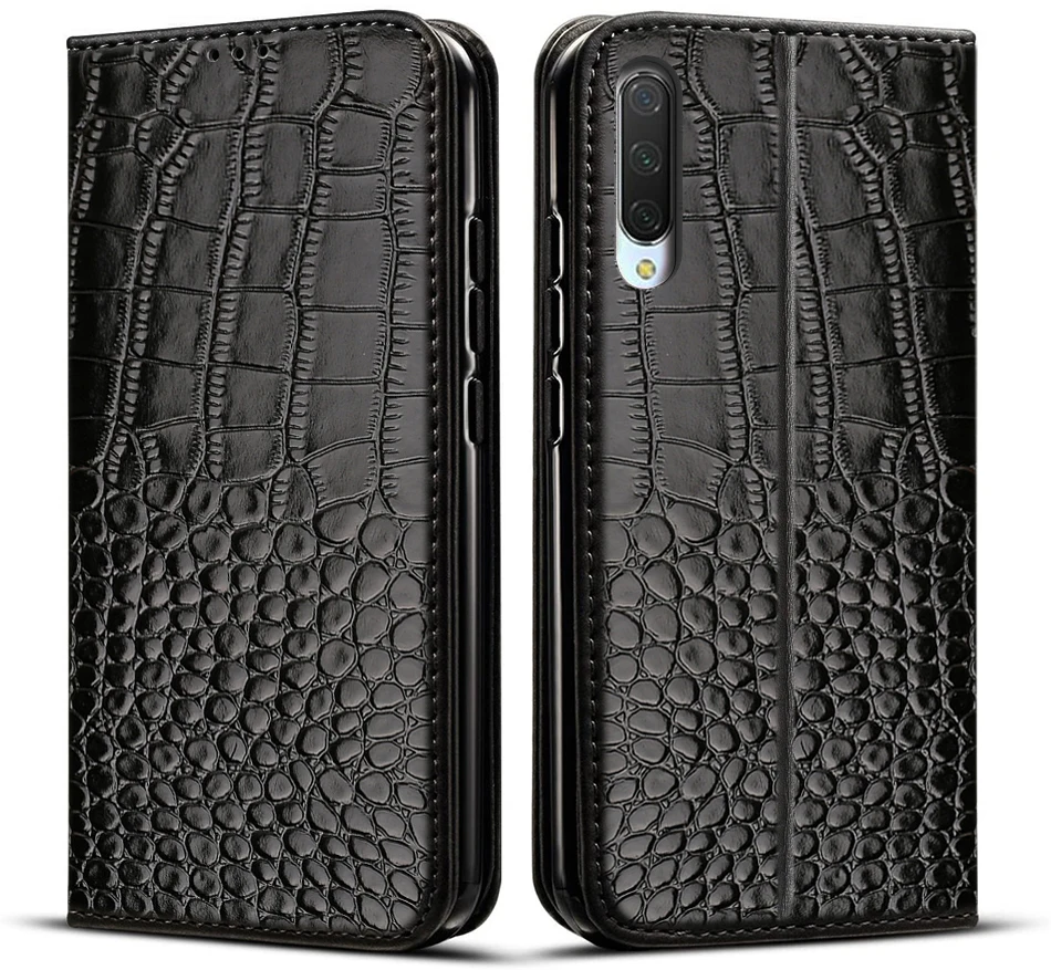 Flip Case For Xiaomi Mi 9 Lite Case For Xiaomi Mi9 9Lite Crocodile texture leather Cover For Xiomi Mi9 Lite Case xiaomi leather case