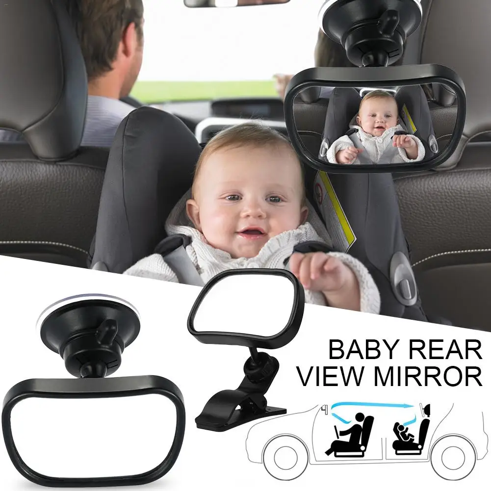 Baby Child View Mirror For Rear Facing Car Auto Seat Adjustable Safety Infant 
