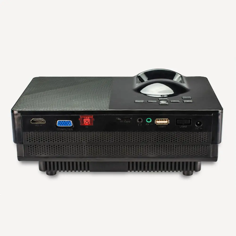 Светодиодный мини-проектор VS67 1800 люмен Красный Синий 3D Full HD проектор стиль домашний кинотеатр проекторы Sup 1920x1080p