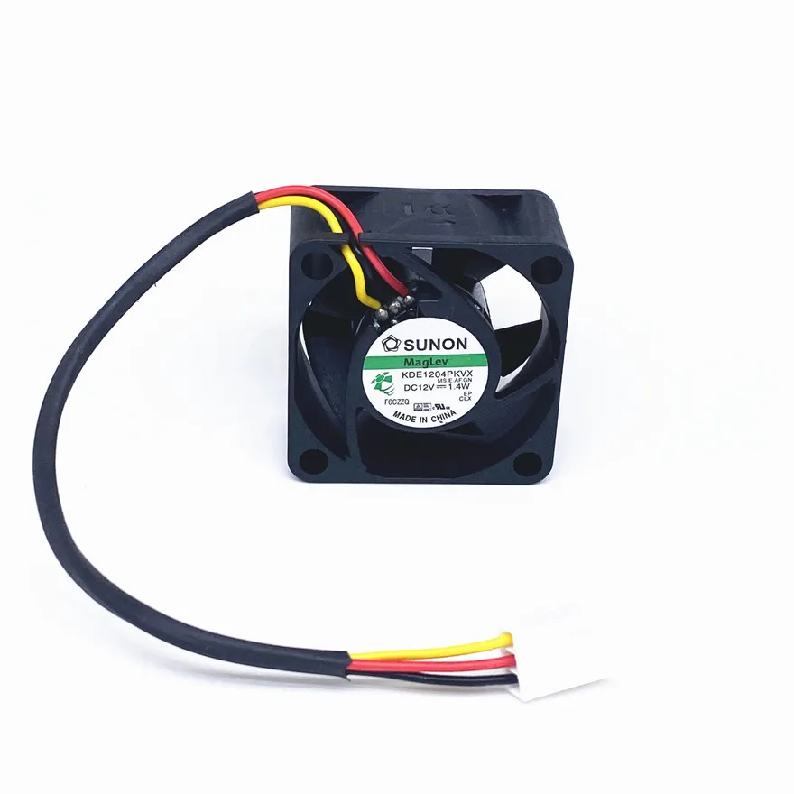 Sunon-servidor Ventilador de Refrigeração Fonte de Alimentação Ventilador Axial 3pin 40 mm 4cm Kde1204pkvx Dc12v 1.4w 40 mm - Imagem 3