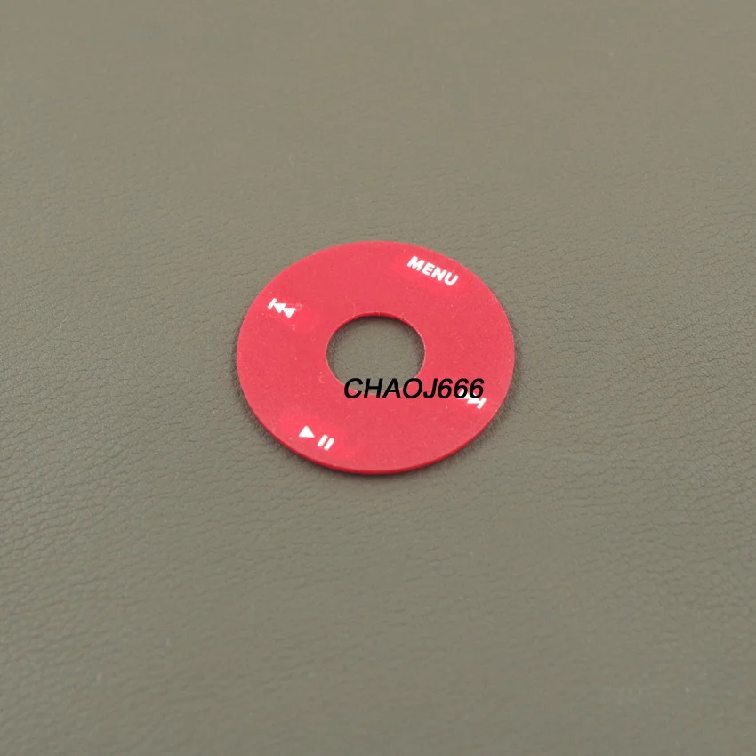 플렉스 회로 없는 레드 클릭 휠 외부 케이스, iPod 5th 비디오 30GB 60GB 80GB U2 스페셜 에디션