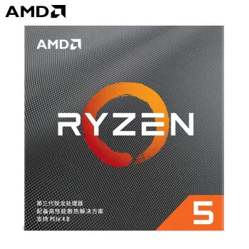 AMD Ryzen 5 3600X R5 3600X3,8 ГГц шестиядерный 12-резьбовой 7NM 95 Вт L3 = 32 м 100-000000022 ЦП разъем AM4 с вентилятором кулера