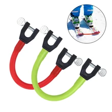 

Ski Tip Connector for Beginners Portable Ski Training Aid Snowboard Tip Connector Durable Teaches Speed Control