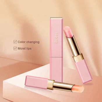 

Lip Balm Professional Temperature Change Color Moisture Lip Balm Cherry Blossoms Nourish Protect Lips Care Waterproof Lip Balm