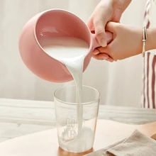 500 мл-1000 мл керамический горшок для молока с одной ручкой антипригарное горячее молоко, Детская емкость для домашнего мини-горшки