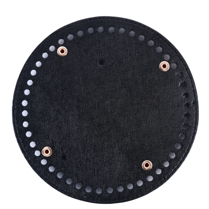 Bolsos de hombro tipo bandolera DIY, accesorios redondos de planta de cuero con agujeros, remache para tejer, bolso, novedad de 2019