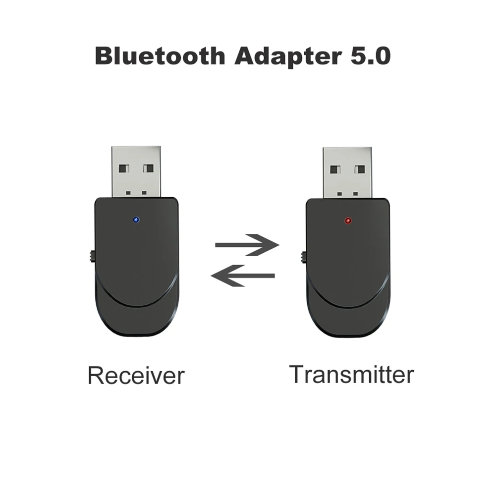 Портативный 2 в 1 Bluetooth 5,0 аудио передатчик приемник адаптер для ПК ноутбука