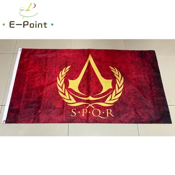 

SPQR Roman Empire Senate and People of Rome Flag 2ft*3ft (60*90cm) 3ft*5ft (90*150cm) Size Christmas Decorations for Home