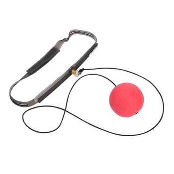 

Boxing Punch Ball MMA Sanda Raising Eyes Hands Reaction Ball with Headband