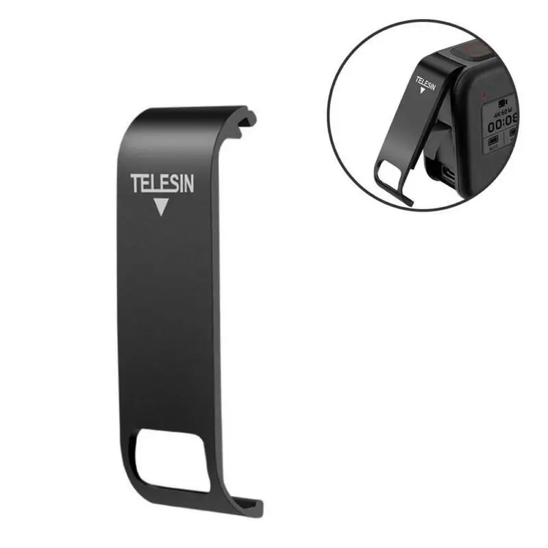 

Rechargeable Side Cover For GoPro8 Action Camera Metal Battery Cover