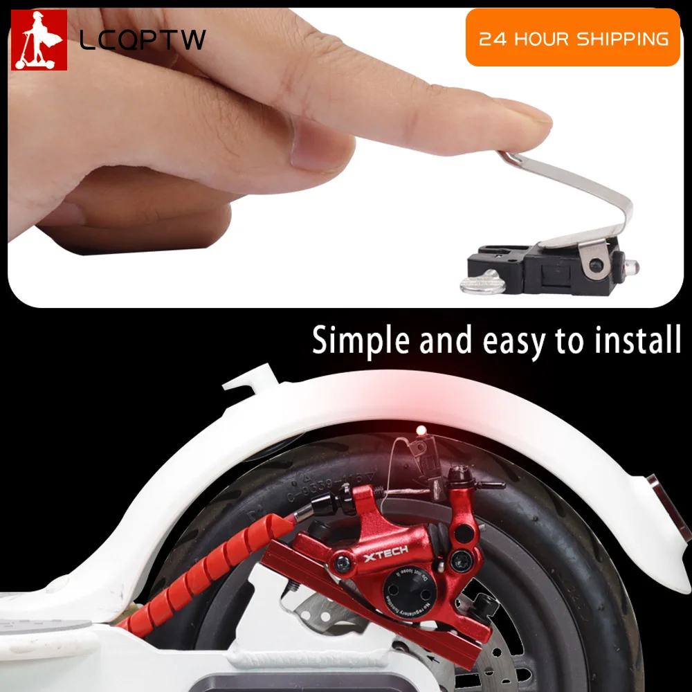 Disc brake light for Xtech Alloy Hydraulic Brake For Xiaomi M365/Pro 1S Pro 2 Electric Scooter Safe Indicator Light | Спорт и