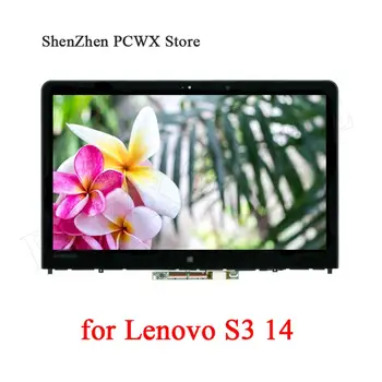 

Touch Digitizer Panel for Lenovo ThinkPad S3 14 Laptop Screen Assembly + Bezel Frame LP140WF3-SPD1 FHD 1920*1080 IPS 30pins 72%