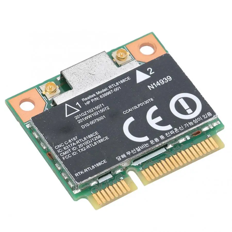 Беспроводная сетевая карта адаптер с MINI PCI-E интерфейсом 2,4G 150Mbps универсальный для hp 430 635 G4 G6 DV7