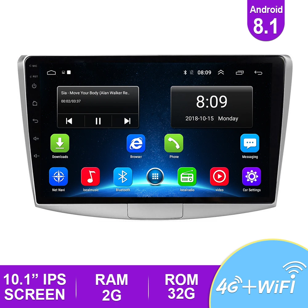 2.5D 9 ''IPS автомобильное радио Android 8 1 авто стерео Мультимедиа для Ford S Max 2007 2008 GPS