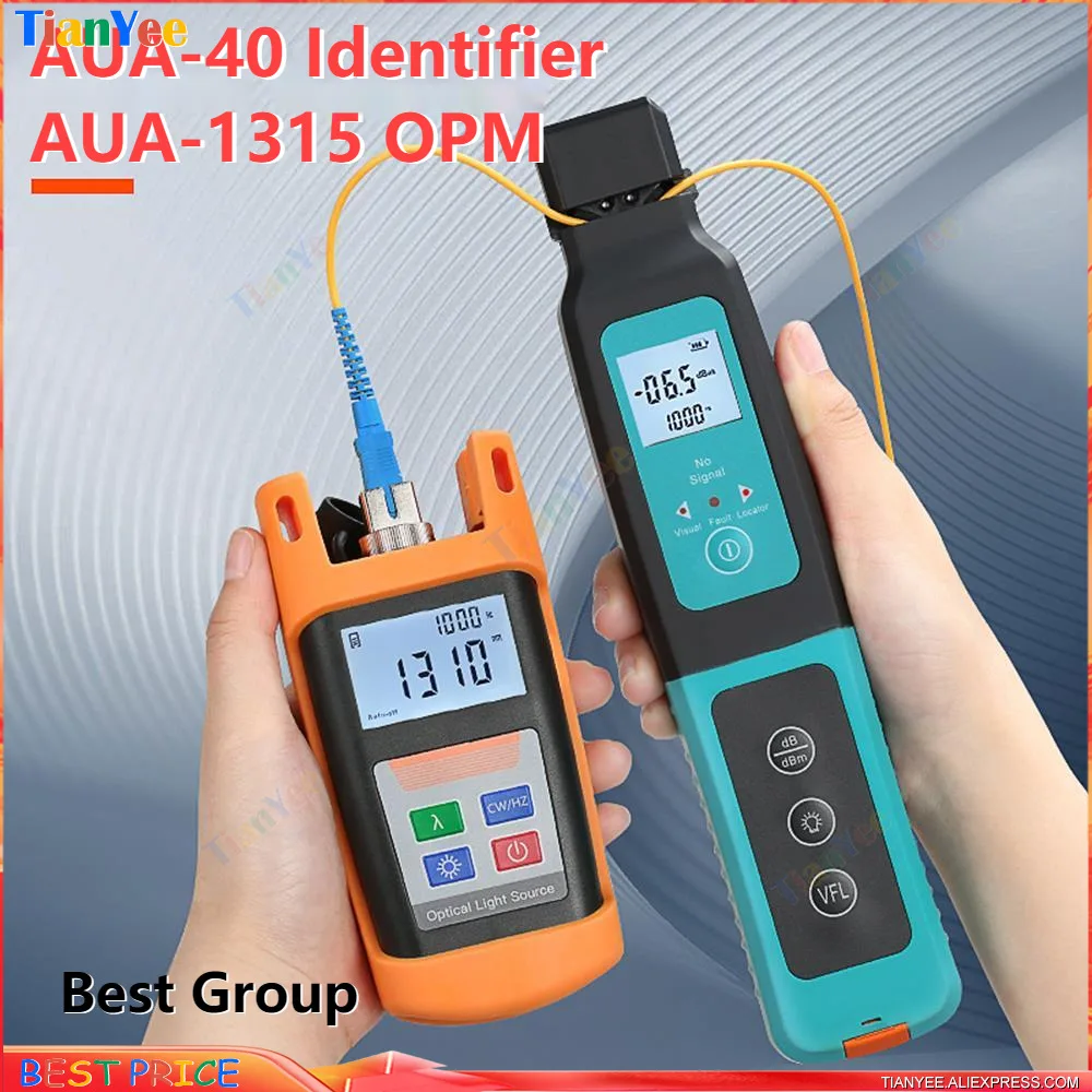 Лучшее сочетание AUA-40 идентификатор и AUA-1315 OPM оптический Мощность метр