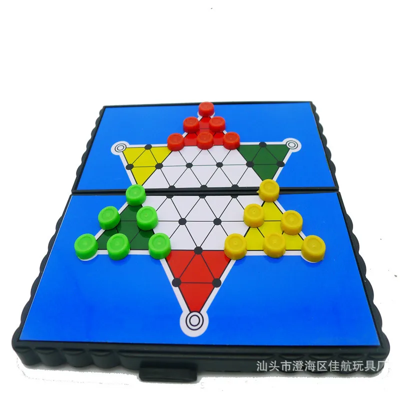 Прямая продажа с фабрики складные магнитными китайскими шашками пластиковая