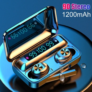 

F9 Bluetooth 5.0 Earphones Wireless Headphones TWS With Microphone Sports Waterproof Headsets Mini Earbuds For iPhone Android