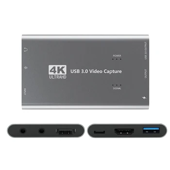 

NEW 4K 1080P HDMI Video Capture Card USB 3.0 HD Recorder Live Video Game Compatible For PS4 Xbox PC Switch Video Capture Card