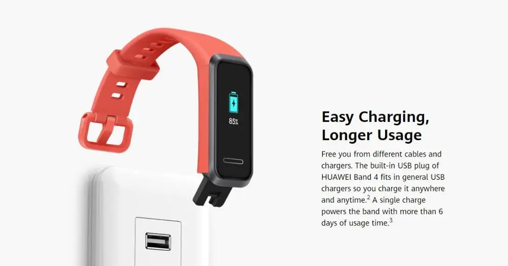huawei Band 4, смарт-браслет, глобальная версия, Смарт-часы, пульсометр, монитор здоровья, новые часы, лица, USB разъем, зарядка