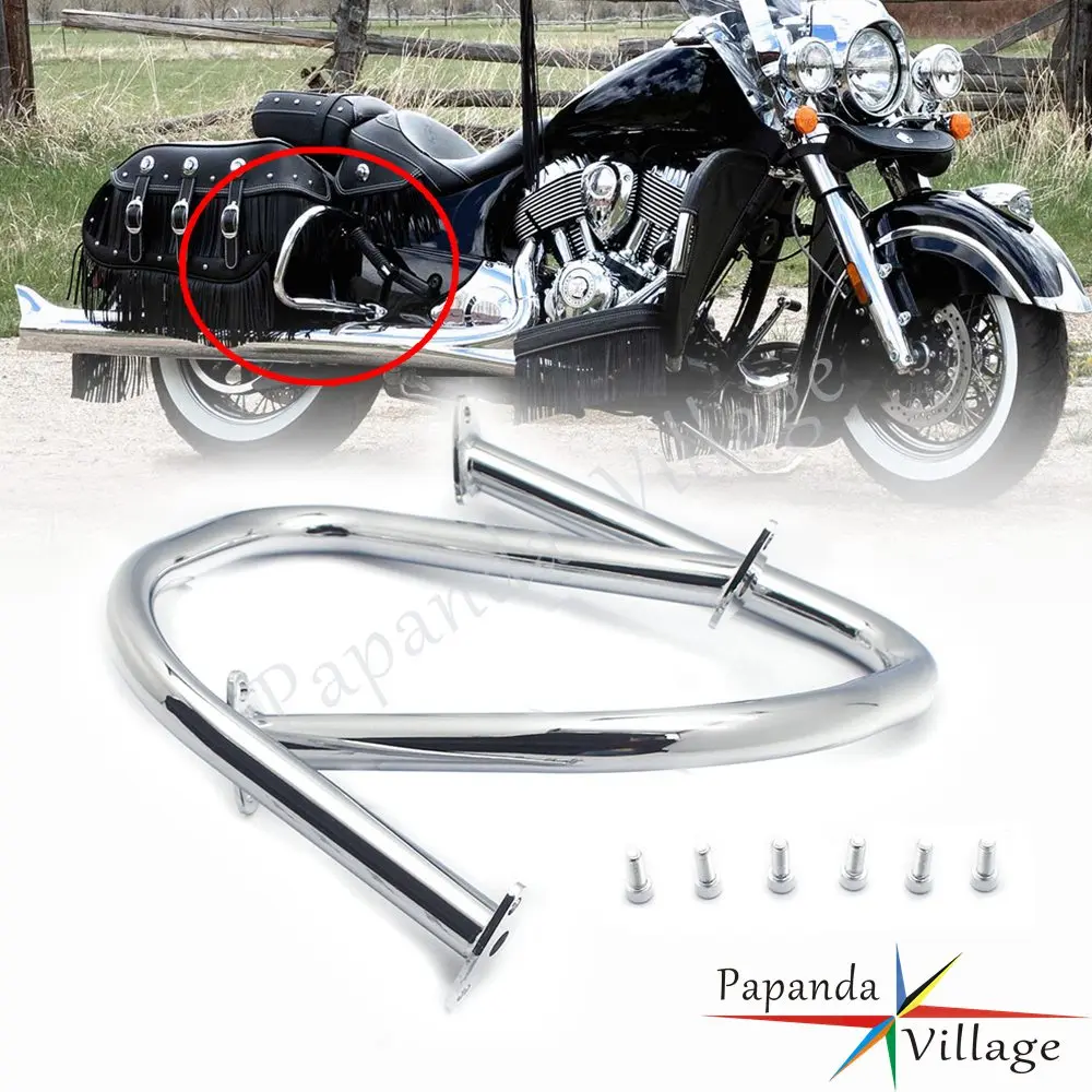 

Motorcycle Rear Highway Bars For Indian Chief Dark Horse 2020 Chieftain 14-21 Springfield Roadmaster Saddlebag Rail Guard Bumper