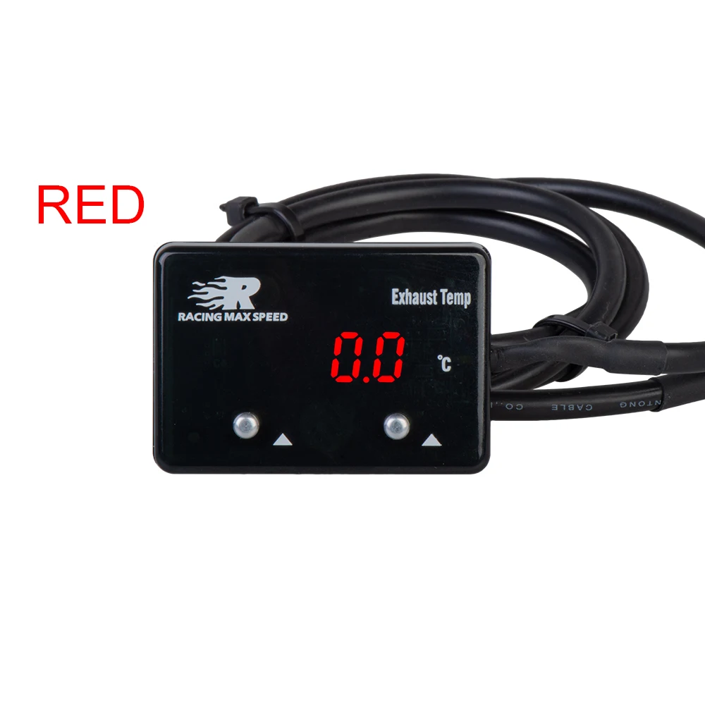 Car Gauge Exhaust Temperature Sensor Digital Thermometer Auto Exhaust Temperature Gauge Exhaust Gas Meter with Sensor for 4WD Hilux Patrol EGT