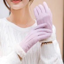 Новые лыжные перчатки женские осенние зимние теплые перчатки с флисовой подкладкой утолщенные спортивные перчатки SD669