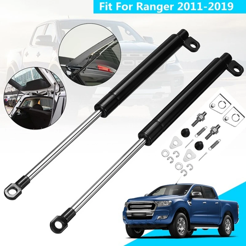 1 Pair Tailgate Slow Down Easy Up Strut Set Support Rod for Ford Ranger T6 Xl