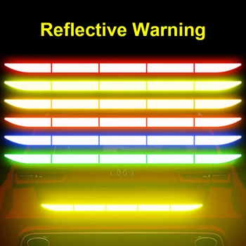 

New Reflective Car Trunk Stickers Decorative Anti-Collision Warning Strips