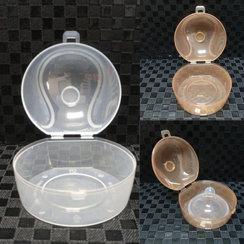 

1pc Portable Baby Pacifier Box Travel Teether Storage Case Soother Container Plastic Holder Safe Kid Pacifier Dust Box