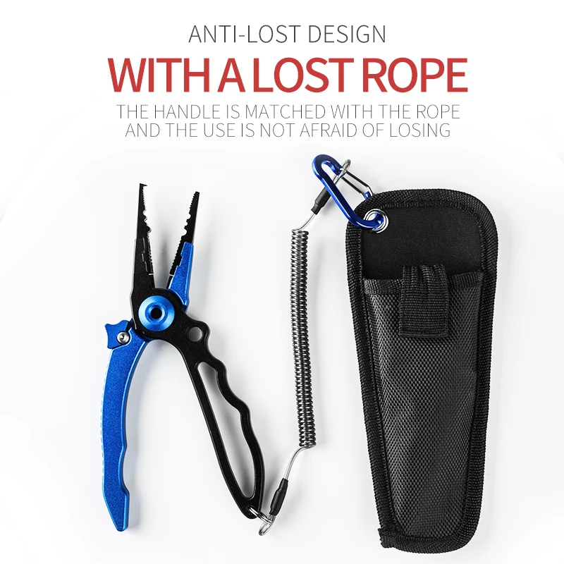 

Anti-Rust Carbon Steel Multifunction Wire Cutter Pliers Fishing lures Clamp Fishing Pliers Scissors Line Cutter Hook Remover
