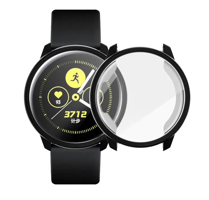Чехол для экрана для samsung galaxy watch active All-Around Ультратонкий Мягкий силиконовый защитный чехол для galaxy Active