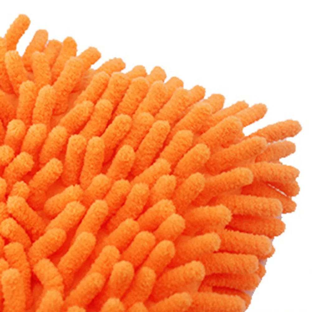 Car Wash Cleaning Glove Super Mitt Microfiber Gloves DIY Carwash Household Car Washing Cleaning Anti Scratch Glove Random Color