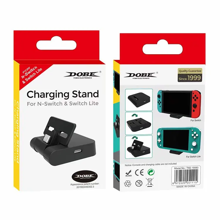 Dobe TNS-19063 Регулируемая тип-c зарядная док-станция для NS Switch/Lite MINI