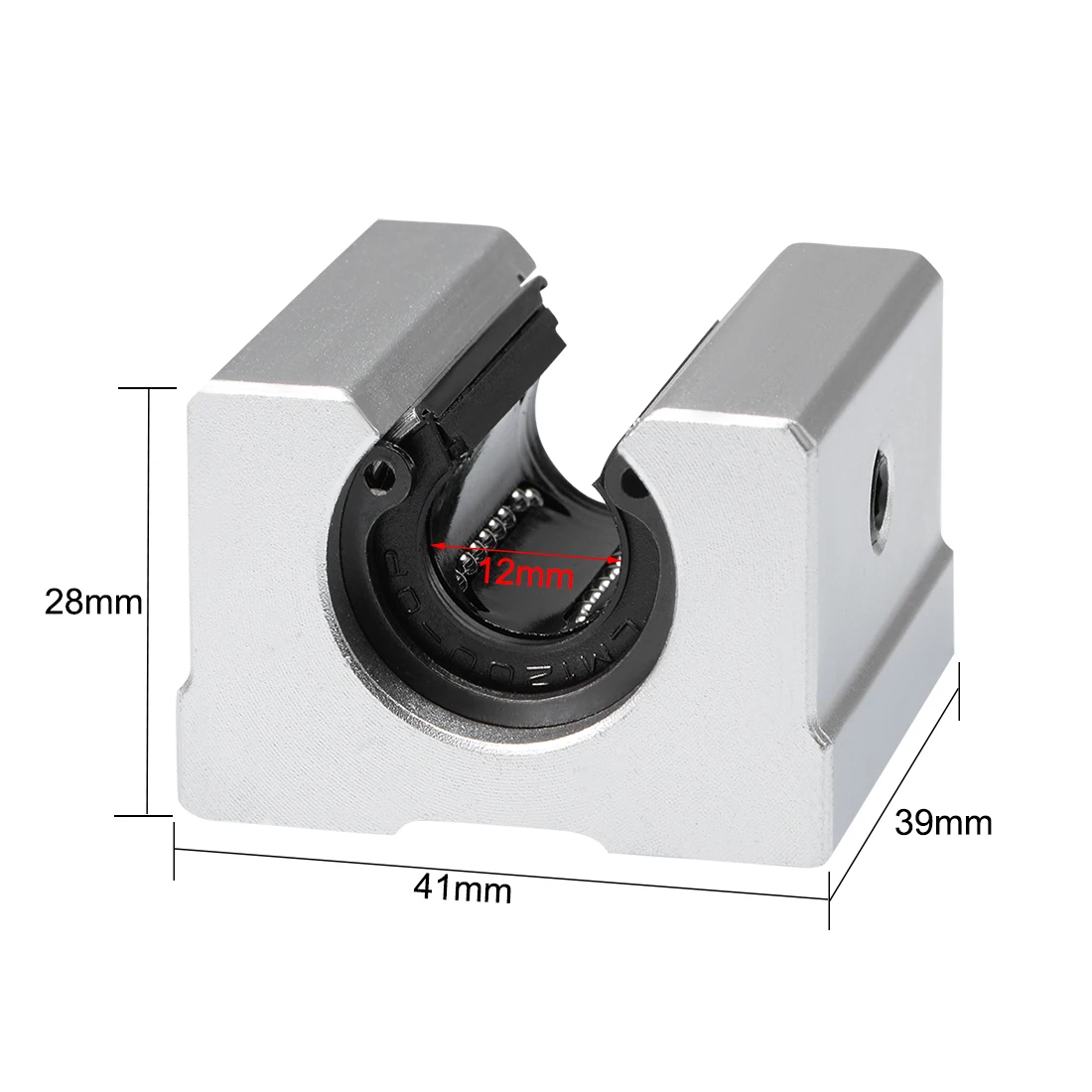 Uxcell SBR12UU-SBR25UU Линейный шарикоподшипник блок слайдов Стандартный блок и удлиненный блок 12 мм/16 мм/20 мм Диаметр отверстия