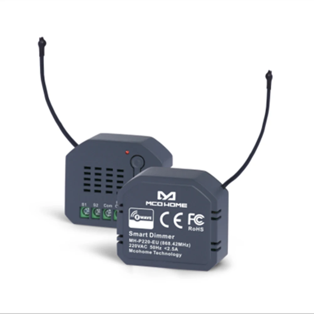 

Z Wave Plus EU 868.4MHZ Micro Switch/ Dimmer Smart Home Automation Sensor