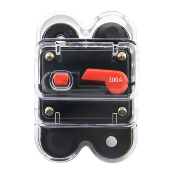 

12V-24V DC 300 Amp Circuit Breaker with Cover for Car Marine Boat Bike Stereo o