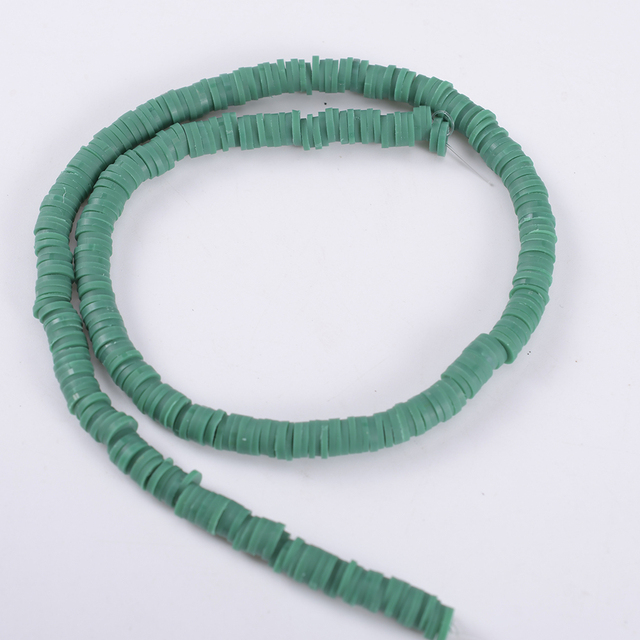 30 Colors 6mm Recyclable Polymer Clay Disc Spacer Beads Necklace Bracelet Handmade Loose Charms Beads For Jewelry Making