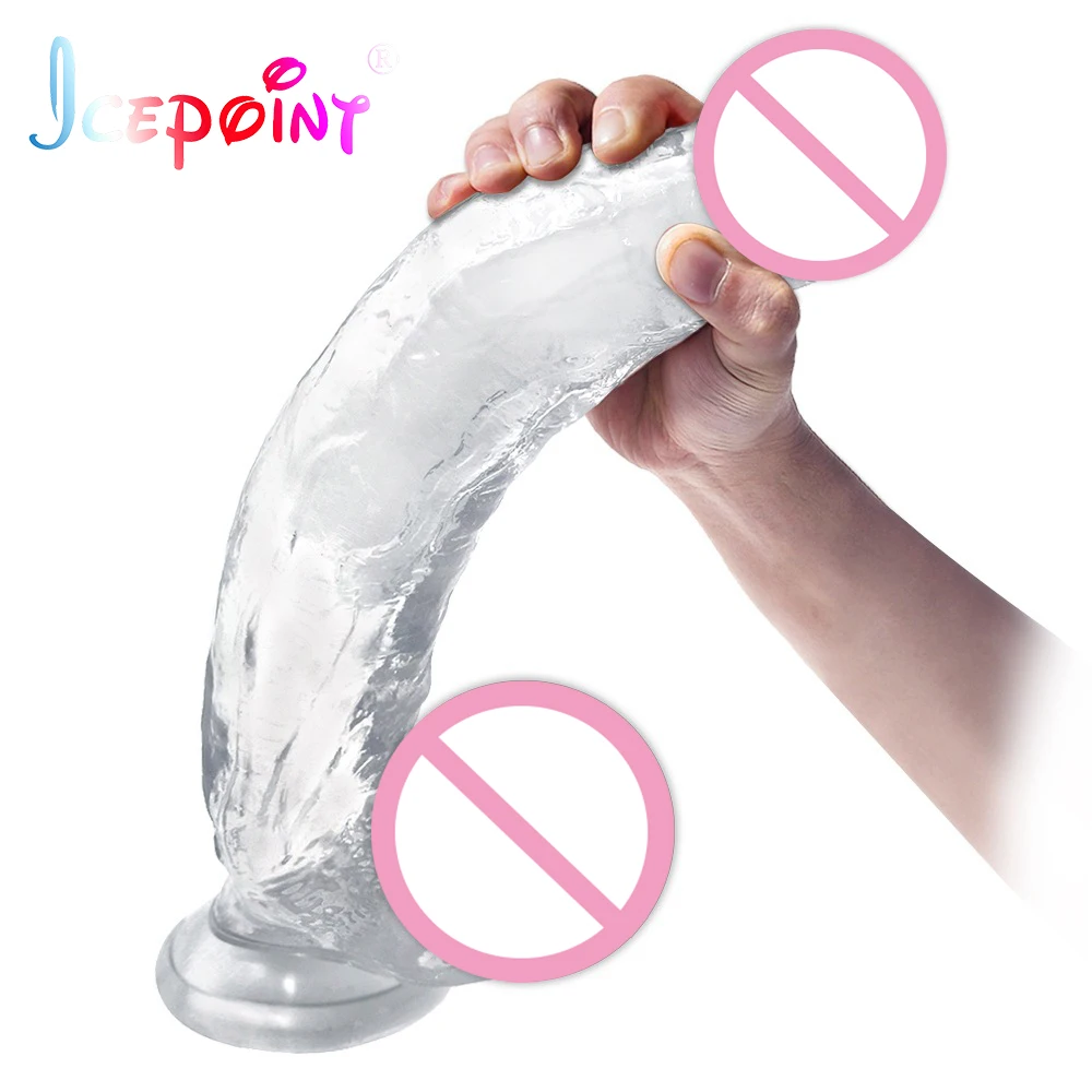 Erotic Jelly Dildo Realistic Adult Toys Soft Strapon Artificial Penis Suction Cup Large Dildo Bullet Vibrator Sex Toys for Woman